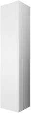 Шкаф-колонна подвесная, 350*350*1650 мм, петли слева, цвет белый глянец ZZ