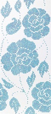 Winter flowers blue (1 кор.=3.73 кв.м.) ZZ |129.4x291.2