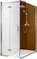 Боковая стенка 800хh2000мм, для двери, крепёж справа, (пр.алюм.хромэффект, стекло 6мм прозр.ShowerGuard-Klarglas), MK 800 ZZ