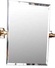 Зеркало на шарнирах с полированой фаской шириной 20 мм, 60х85см золото, Bania XX