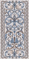 Мозаика синий декорированный лаппатированный XX |119.5х238.5