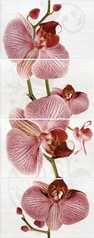 Панно Фиори Орхидея (из 4 частей 25х40)ZZ|40x100