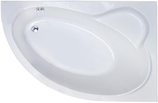 Ванна акриловая "Фанагория", 1700х1000 мм, правая, БЕЗ каркаса, слива-перелива и панели, белая ZZ