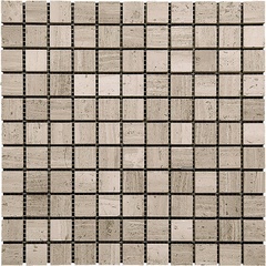 NATURAL Мозаика из мрамора M032-25P (M031G-25P)|30.5x30.5 ХХ