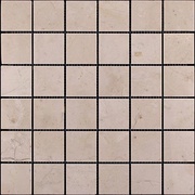NATURAL Мозаика из мрамора M030-48P (Crema Marfil Extra)|30.5x30x5