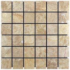 NATURAL Мозаика из мрамора M036-48P (Emperador Light) ZZ |30,5x30,5
