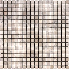 NATURAL Мозаика из мрамора M058-15P (M058-FP) ZZ |30,5x30,5