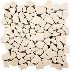 NATURAL Мозаика из мрамора M030-ML (Crema Marfil Extra) ZZ |30,5x30,5