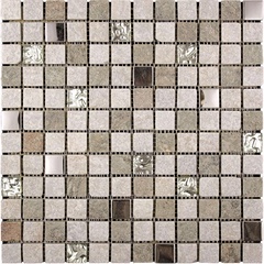 NATURAL Мозаика из мрамора KBE-02 (KB11-E02) ZZ |30,3x30,3