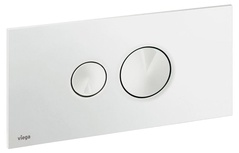 Кнопка для инсталляции арт.606664, пластик, цв.белый  Viega Style 10 (8332.1) KL
