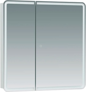 Зеркало-шкаф  Оптима 80 с LED подсветкой ZZ
