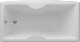 Акриловая ванна Акватек Феникс 150 слив слева, с фронтальным экраном| 150x75x45