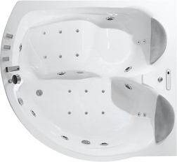 Акриловая ванна Black&White Galaxy GB5005| 175x160x44