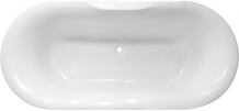 Ванна отдельностоящая из лит.мрамора "Лион", 1740*800, белая ZZ