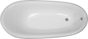Ванна из искусственного камня Фэма Салерно белая, белые ножки| 168x80x49