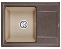 Мойка кухонная Granula Hibrid HI-65 эспрессо-песок| 50x65x20