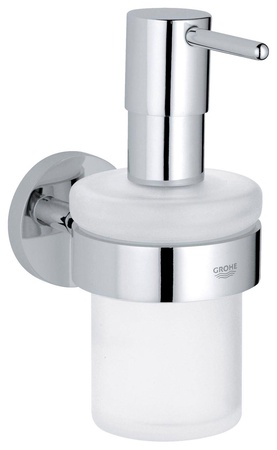Дозатор для жидкого мыла Essentials, настенный (держатель+емкость), хром ZZ