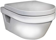 Комплект  Унитаз подвесной Gustavsberg Hygienic Flush WWC 5G84HR01 безободковый| 53x37x32