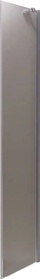 Боковая стенка для распашной двери, 100хh190см, правая/левая, проф.матов.серебро, стекла 6мм прозрачное, Aura 4-уг. ZZ