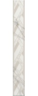 Бордюр Алькала белый |6,3x50