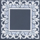 Декор Алмаш синий глянцевый |9,8х9,8