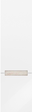 Пенал подвесной BUONGIORNO, 1300 мм, сменная вставка цветов полоски цв.белый/полоска дуб XX товар
