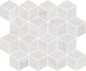 Декор Греппи белый мозаичный |45x37,5
