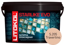 Затирка Starlike EVO TRAVERTINO S.205  5 кг. ZZ