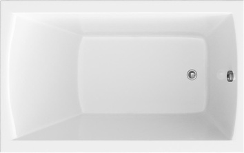Акриловая ванна Marka One Modern 120х70 см| 120x70x43