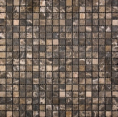 NATURAL Мозаика из мрамора 7M022-15T (Emperador Dark) ZZ |30,5x30,5