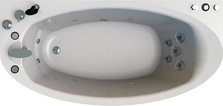 Акриловая ванна Radomir Неаполи Лечебный Chrome 180x85 с пультом| 180x85x48
