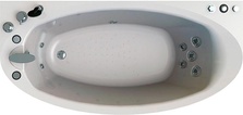 Акриловая ванна Radomir Неаполи Релакс Chrome 180x85 с пультом| 180x85x48