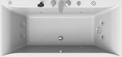 Акриловая ванна Radomir Палермо Спортивный Chrome 180x85 с пультом| 180x85x50