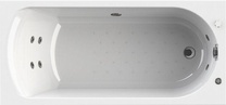 Акриловая ванна Radomir Wachter Ника с гидромассажем и экраном, форсунки белые| 150x70x48