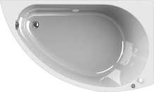 Акриловая ванна Radomir Wachter Бергамо R с гидромассажем и экраном, форсунки белые| 168x100x50