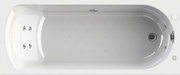 Акриловая ванна Radomir Wachter Кэти 1 с гидромассажем и экраном, форсунки хром| 168x70x48