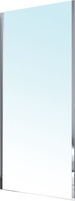 Боковая стенка 79-81,5хh195см, "Правая"/"Левая", для двери, (профиль цв. хром, стекло 6мм прозрачное StarClean), Polaris ZZ