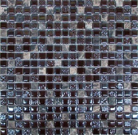 Мозаика из стекла на сетке SK10-129 ZZ |30x30