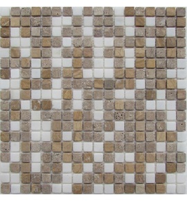 Мозаика из камня на сетке M20-074-15T ZZ |30x30