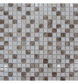Мозаика из камня на сетке M20-077-15P XXZZ |30.5x30.5