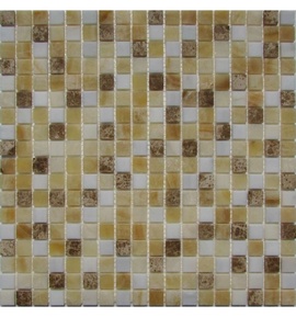 Мозаика из камня на сетке M20-097-15P ZZ 30x30
