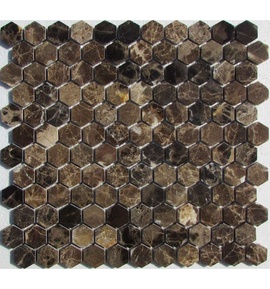 Мозаика из камня на сетке X21-005-P ZZ |29.5x28