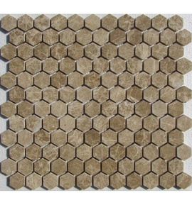 Мозаика из камня на сетке X21-006-P ZZ |29.5x28