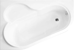 Акриловая ванна Vagnerplast Selena 147 L ультра белый| 147x100x43