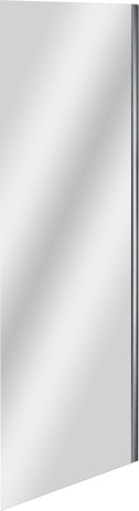 Боковая панель 800x1950 мм профиль хром, стекло прозрачное, покрытием Easy Clean ZZ
