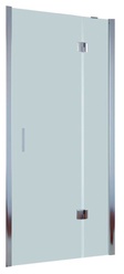 Дверь в нишу AFP, 110x190 см, одностворчатая распашная, правая, профиль хром.глянец, стекло сатин ZZ