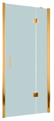 Дверь в нишу AFP, 100x190 см, одностворчатая распашная, правая, профильзолото, стекло сатин ZZ