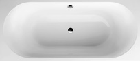 Ванна 180х80хh47,8см, прямоугольная, без удлинённого сифона, ножки h145-180мм в компл., (Quaril цв. 01 white alpin), Cetus ZZ